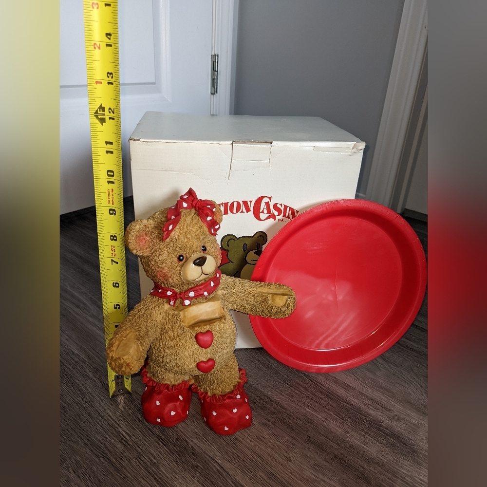 Valentine's Table Top Teddy Bear Tray holder - Picture 2 of 4